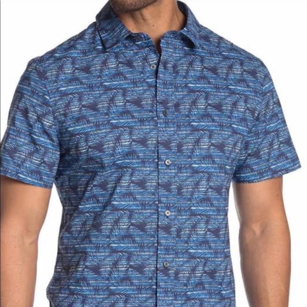 Slate & stone shirt. Bottom down size M